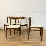 Suite of 4 vintage chairs Lübke