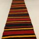Old Turkish narrow Kilim Runner 275x54 cm, shabby chic, vintage kelim Red Black