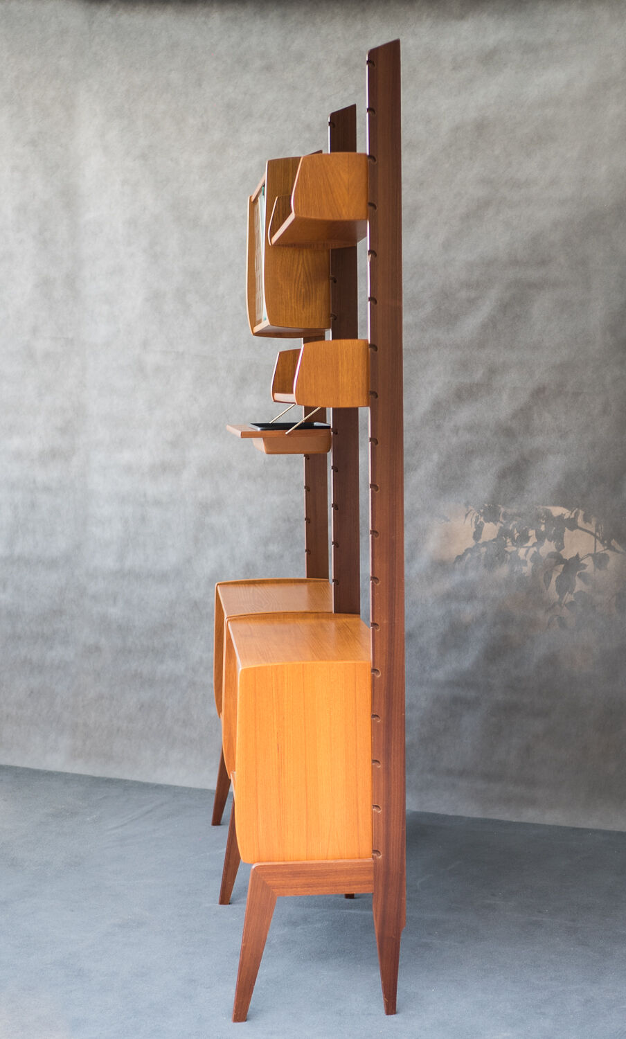 Norwegian teak storage furniture, Ergo model, 2 modules by Blindheim