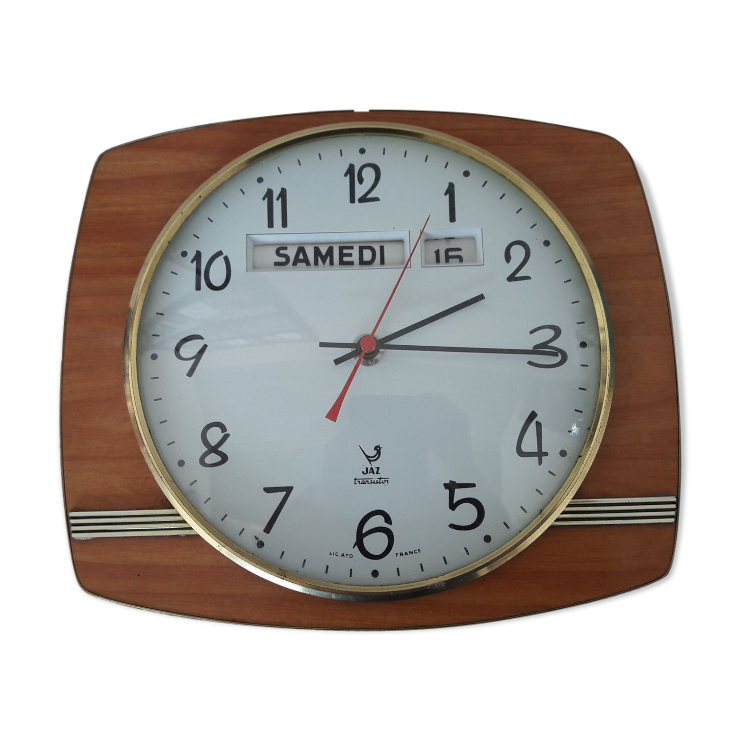 Vintage formica wall clock