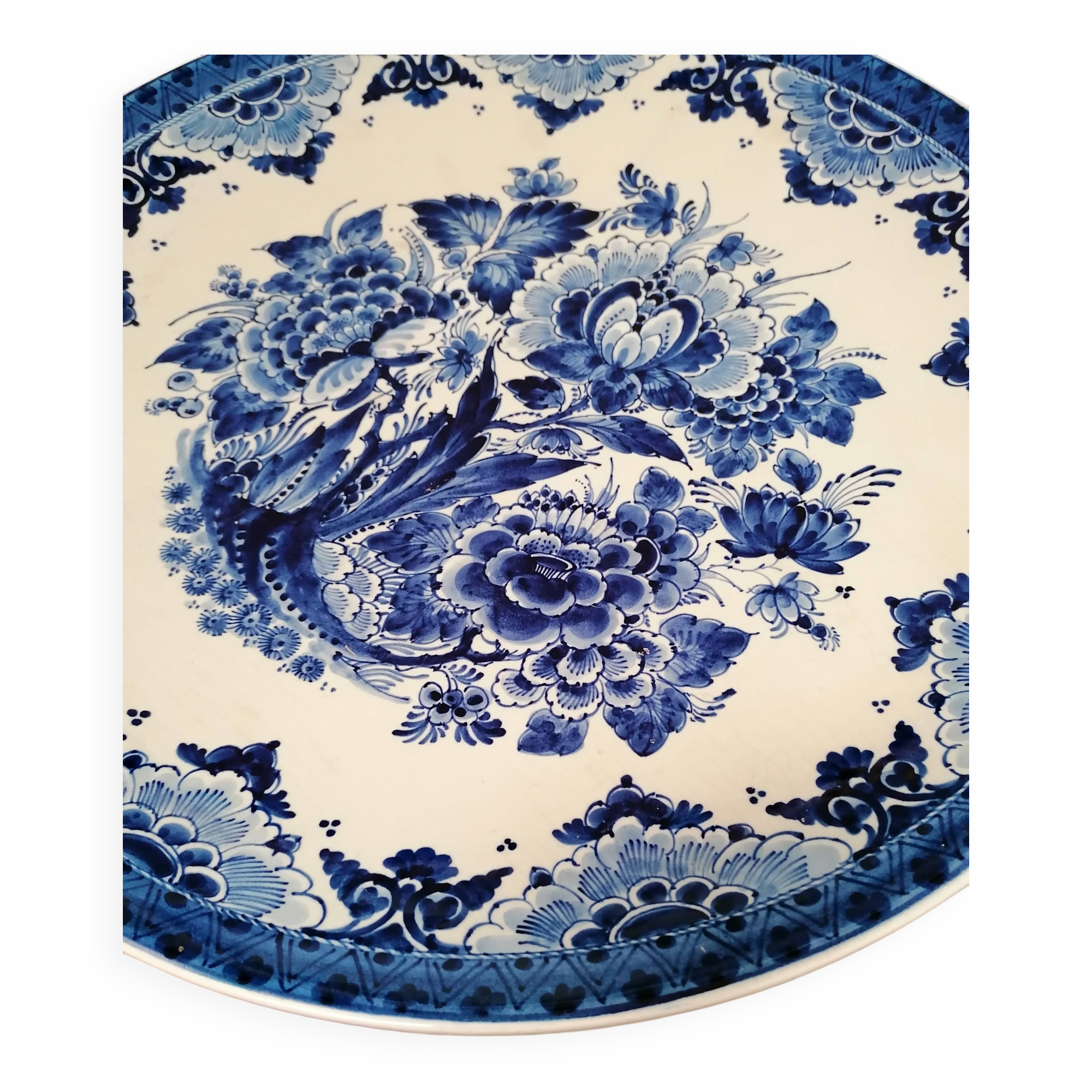 Delft wall plate