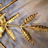 Golden wrought iron lamp