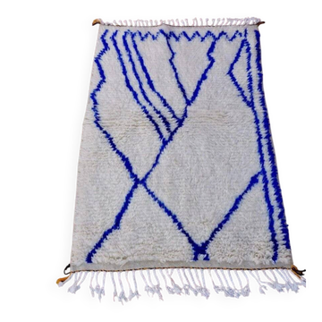 Petit tapis berbère fait main traditionnelle 100/200 cm