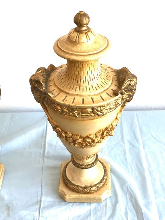 Paire de cassolettes - xixe - louis xvi