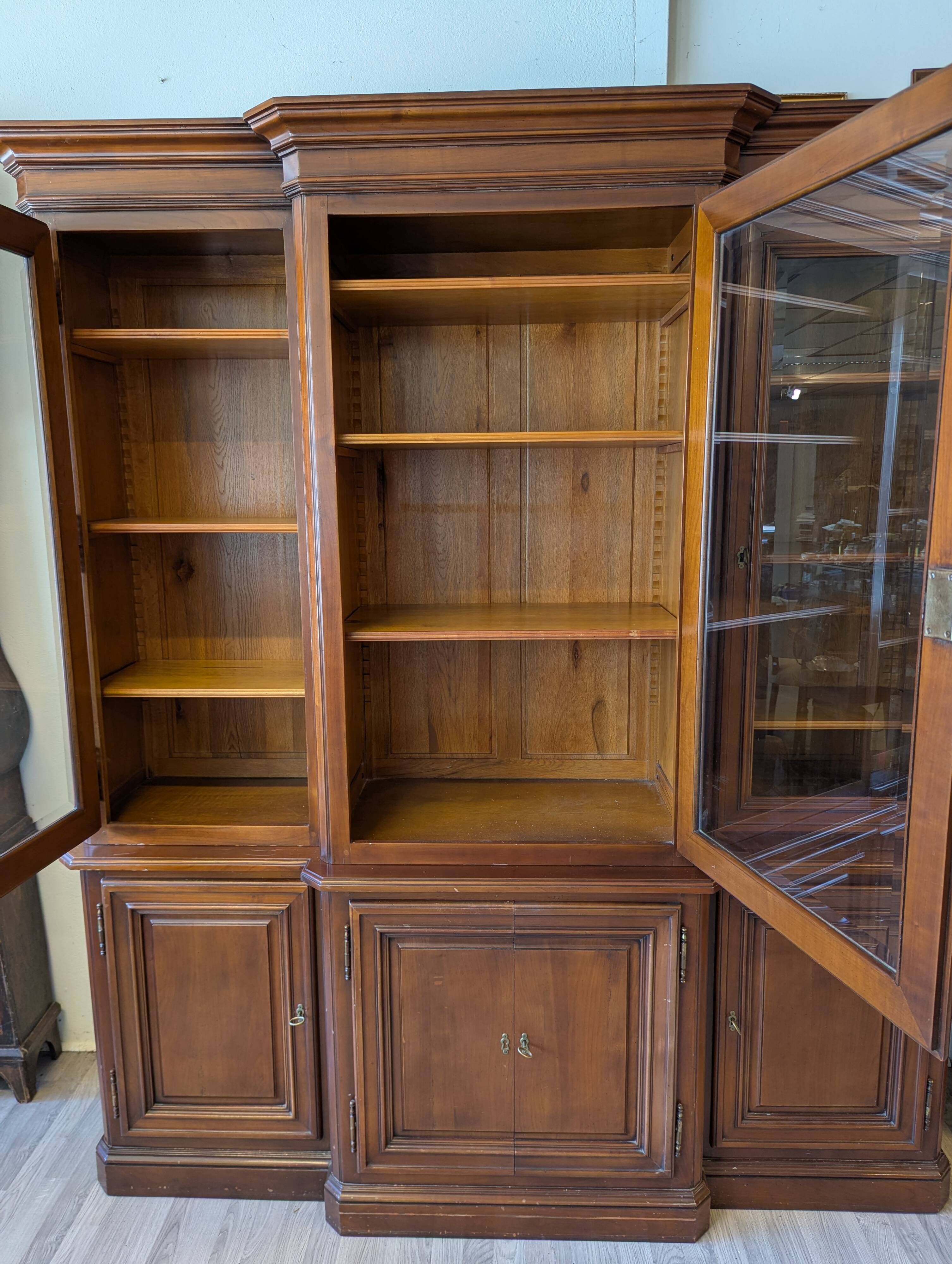 Cherry wood bookcase