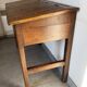 Adult desk double school vintage 50s-60s solid wood