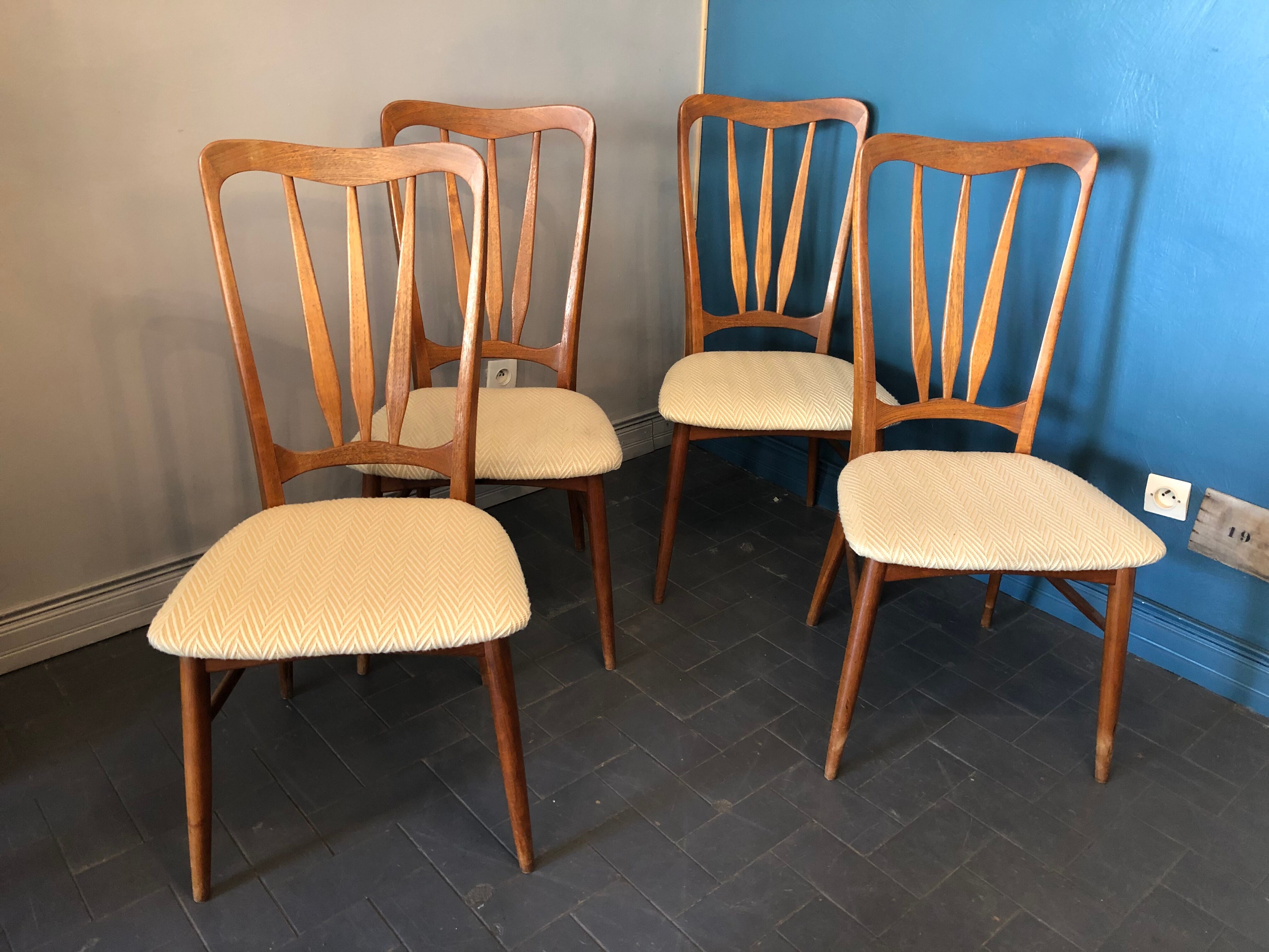 4 design chairs Niels Koefoed