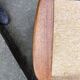 Vintage armchair oak wood yellow melange 1962 design by Chierowski renovated