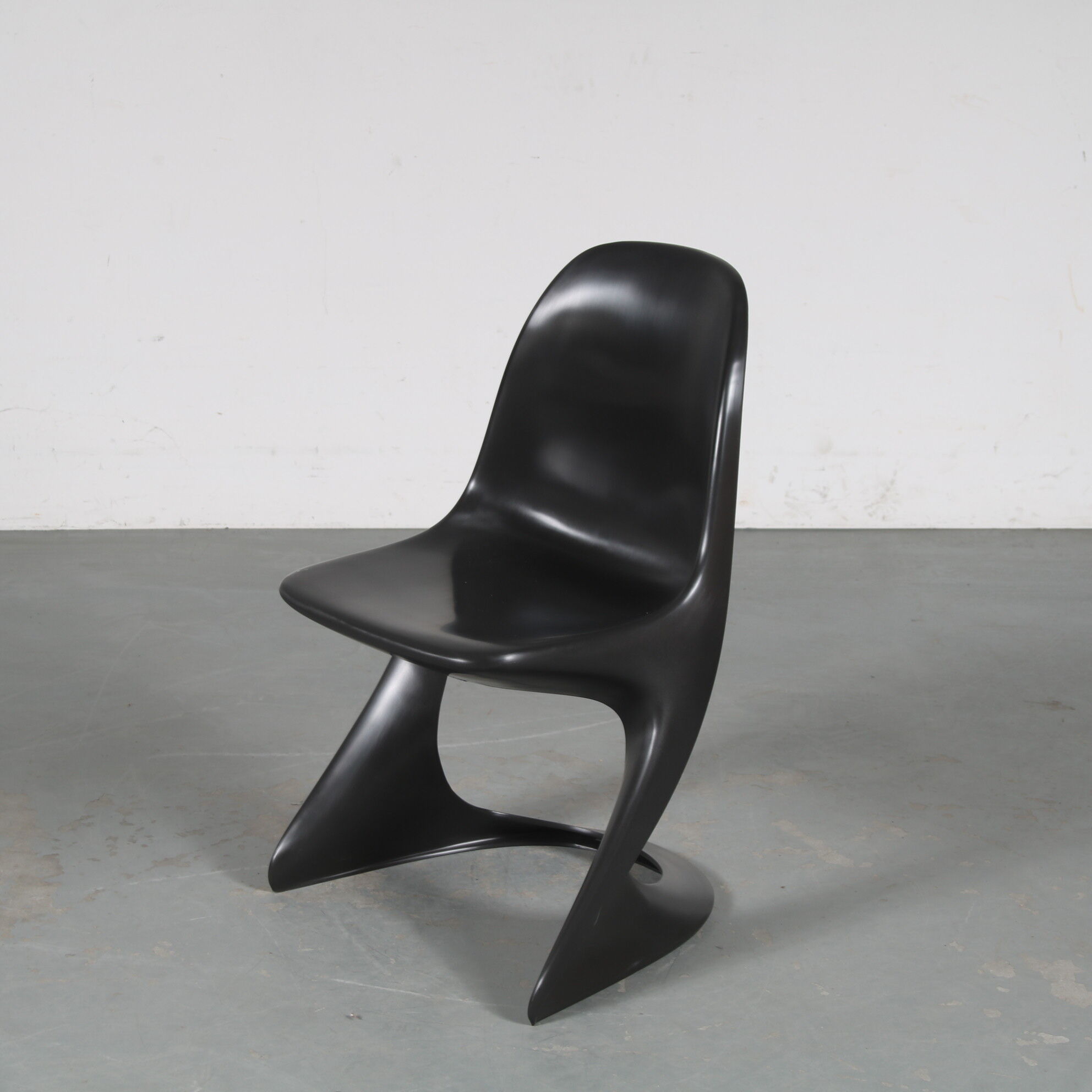 Black “Casalino” chair from the 2000s by Alexander Begge for Casala, Germany – Large Stock!