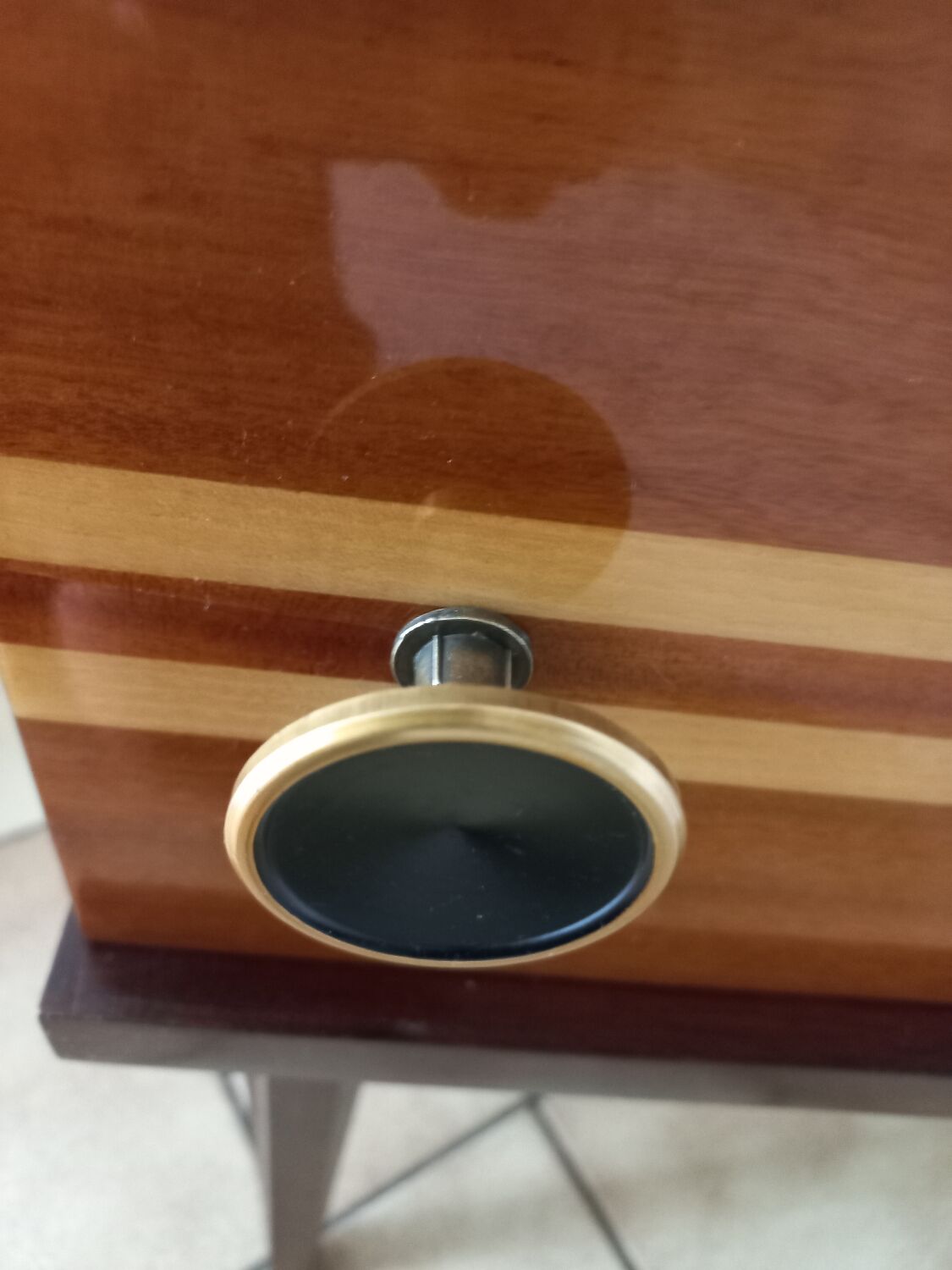 Paire de chevets formica