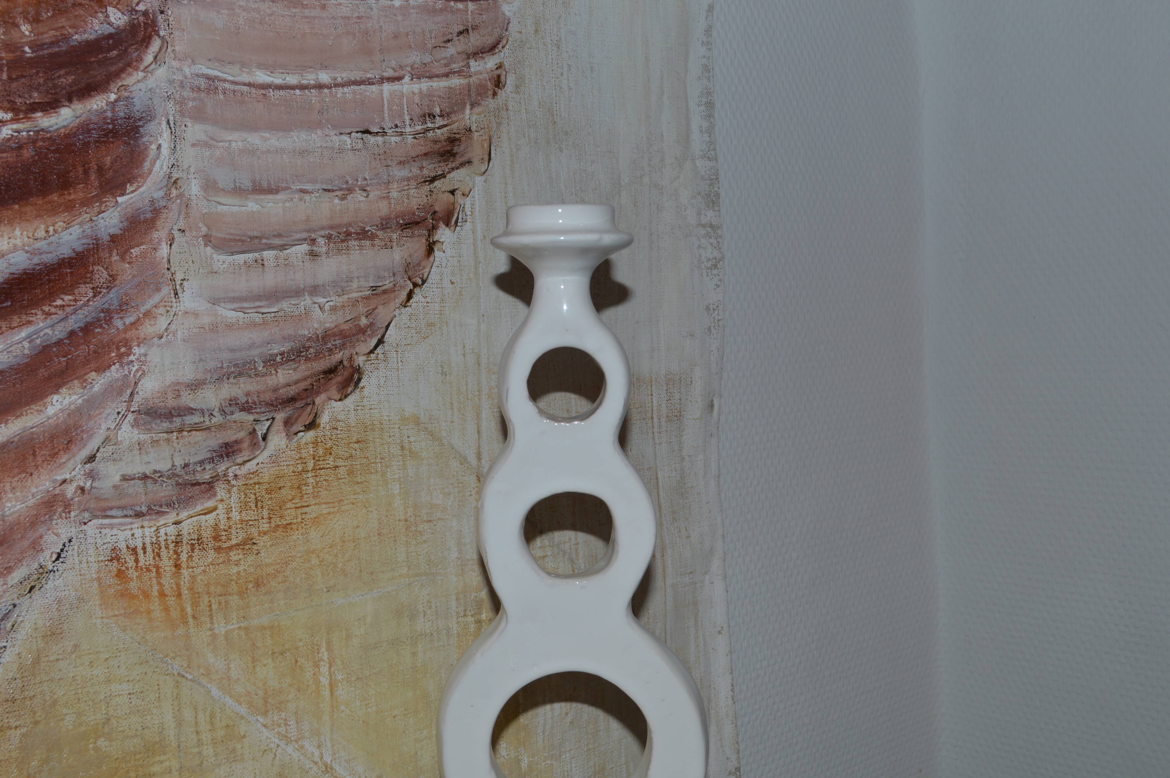 Tamegroute pottery candle holder