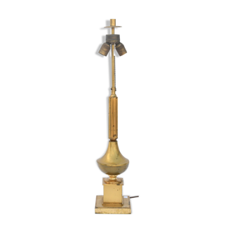 Golden bronze table lamp foot