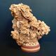 Exceptional rose des sables on a trimmed stem.