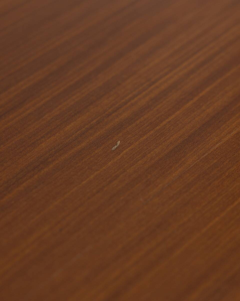 Vintage wooden table from the 1960s designed by Carlo Ratti for Lissoni.