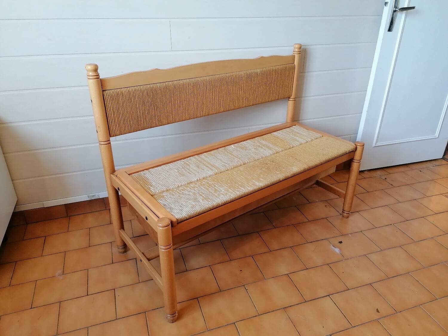 Straw Chest Bench