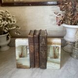 pair of Art Deco onyx bookends