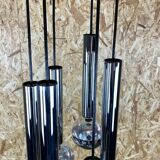 Lampe cascade 60s années 70 par Motoko Ishii pour Staff Chrom 6-flame