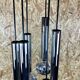 60s 70s lamp cascade lamp by Motoko Ishii for Staff Chrom 6-flame