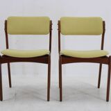 1960s Erik Buch Set of Six Restored Teak Dining Chairs, Denmark