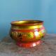 Khokhloma Russian handicraft painted wooden bowls
