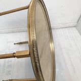 Brass and marble coffee table 60s