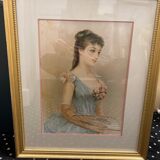 Gravure ancienne encadrée