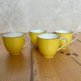 Set of 4 Raynaud Limoges coffee cups