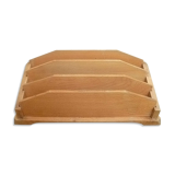 Porte courrier ancien en bois