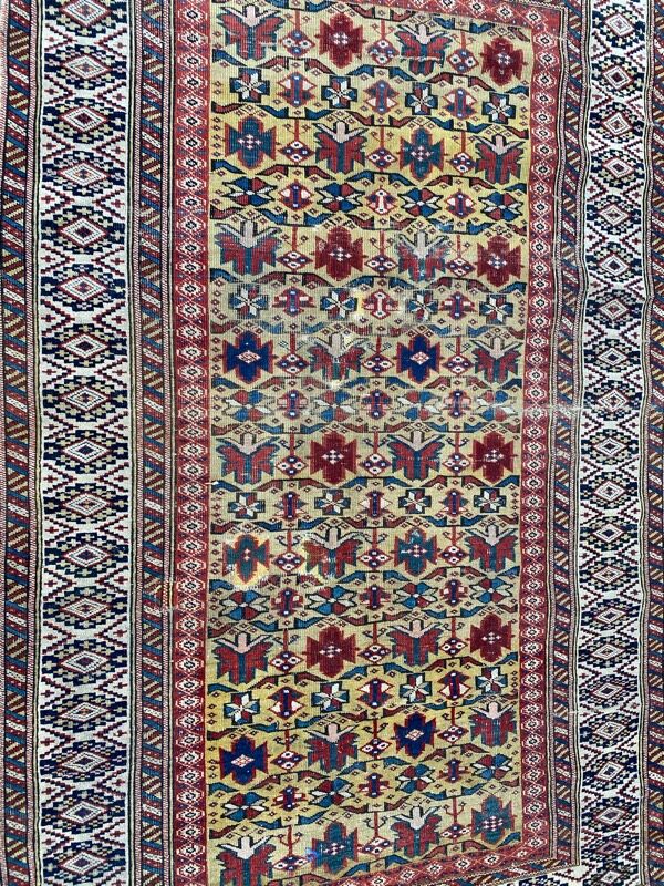 Tapis ancien caucasien chirwan 105x165 cm