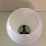 Ceiling light globe opened in opaline white vintage 60