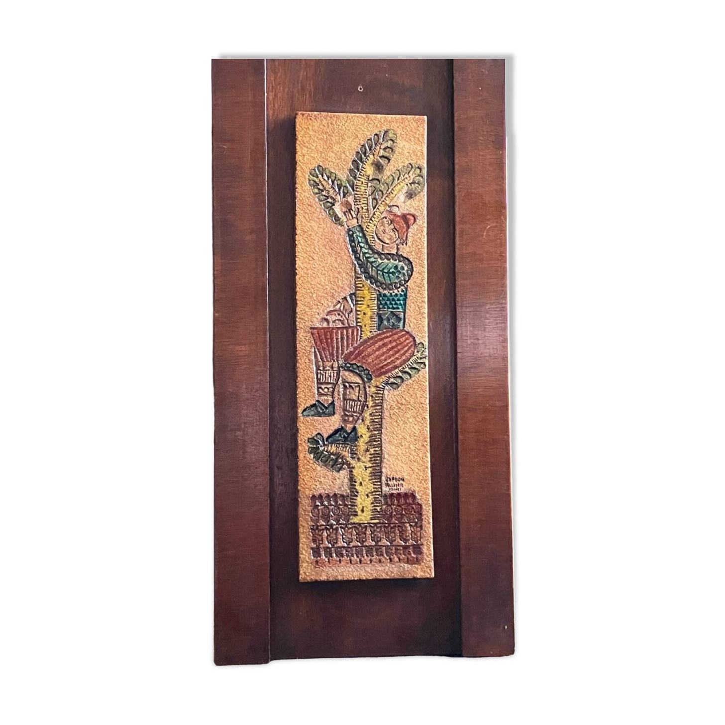 Capron ceramic decorative plate