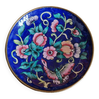 Petite coupelle ancienne en émaux de Canton