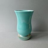 Art Deco ceramic cornet vase