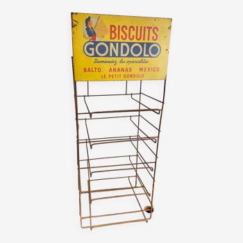 Old Gondolo advertising cookie display