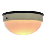 Paire de plafonniers ou appliques encastrées de style Bauhaus en bakélite, années 1940