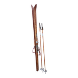 Paire de ski bois