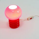 Opaline glass table lamp by Herwig & Frank Sterckx for De Rupel