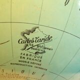 Vintage Taride sheet metal globe 1960s