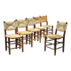 Set de 6 chaises bauche par Charlotte Perriand
