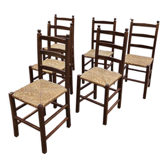 Brutalist mulched chairs series