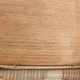 wheeled wicker dessert trolley, console, vintage