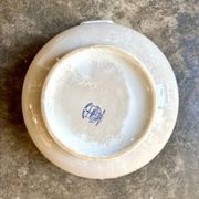 Creil & Montereau ironstone salad bowl and soup tureen, "Damier" service