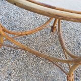 Table basse rotin  1960