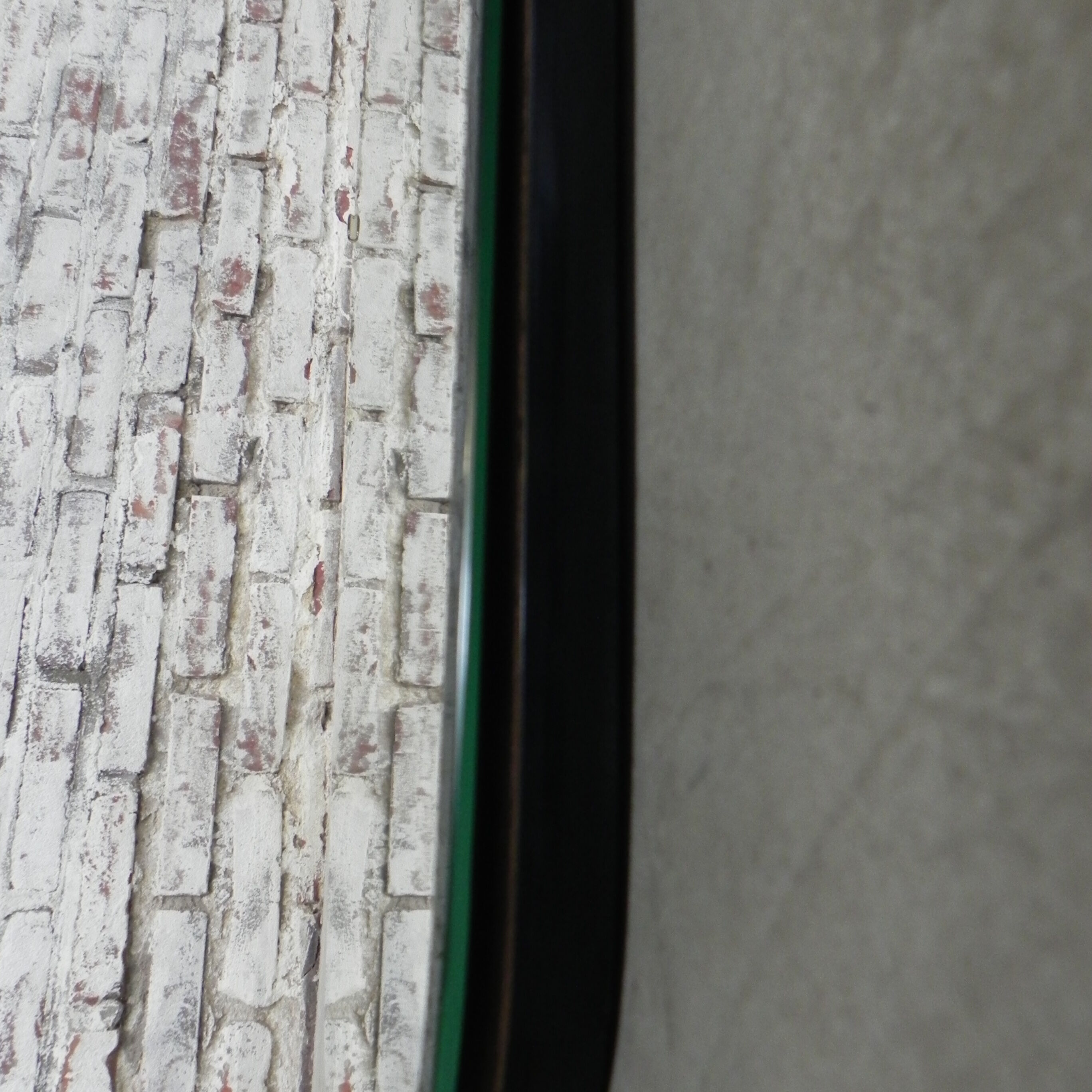 Vintage mirror from barber shop - 92x61cm