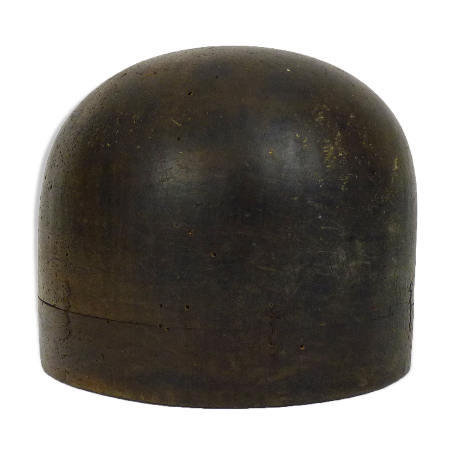 Old form with wooden hat, marotte, hat mold, year 30/40