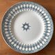 6 antique flat plates in earthenware from Saint-Amand (Nord)