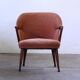 Vintage 50s Teak Organic Modernism Armchair - The Scandinavian Design
