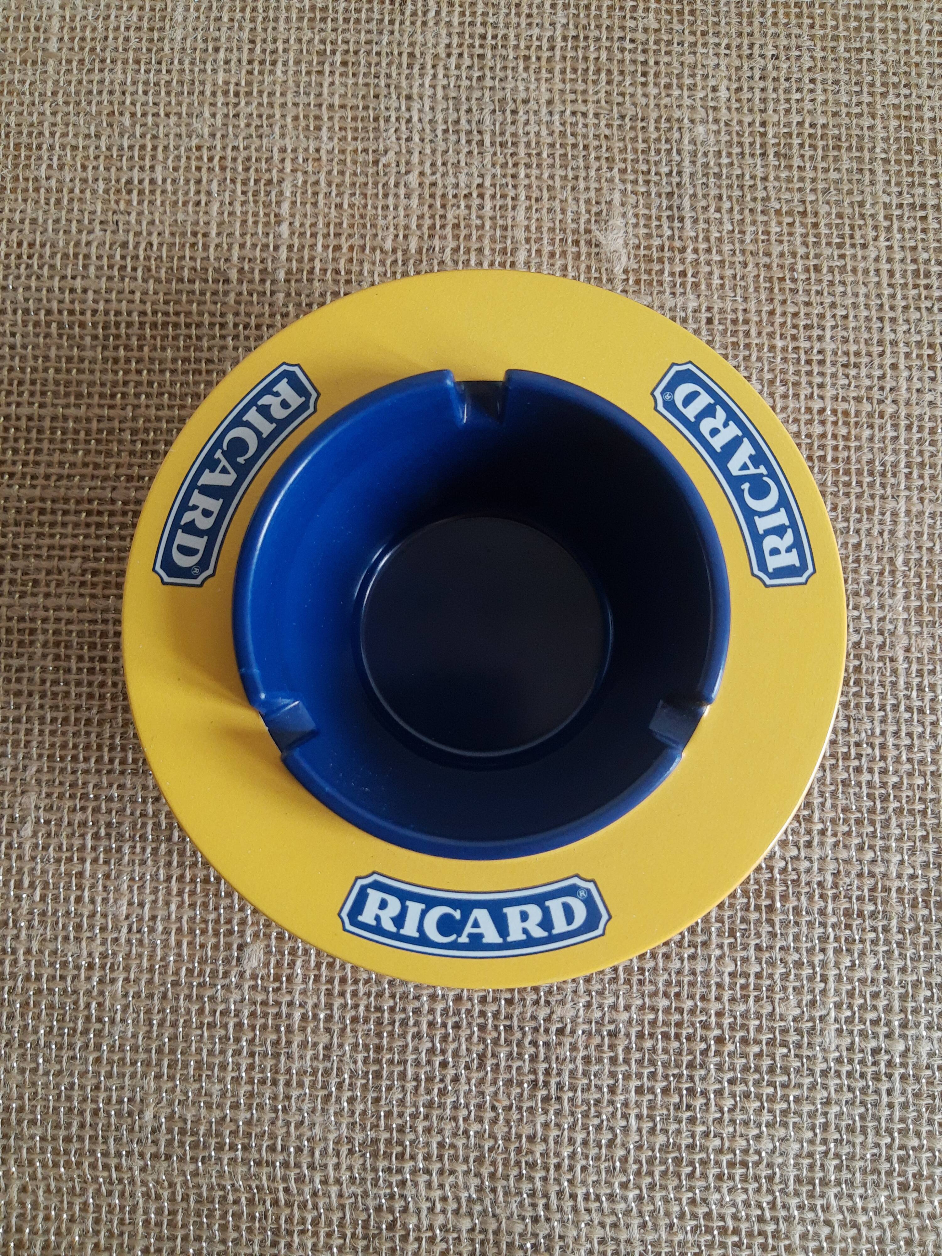 Vintage Ricard Saturn advertising ashtray