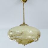 Art Deco Marble Glass Pendant Light