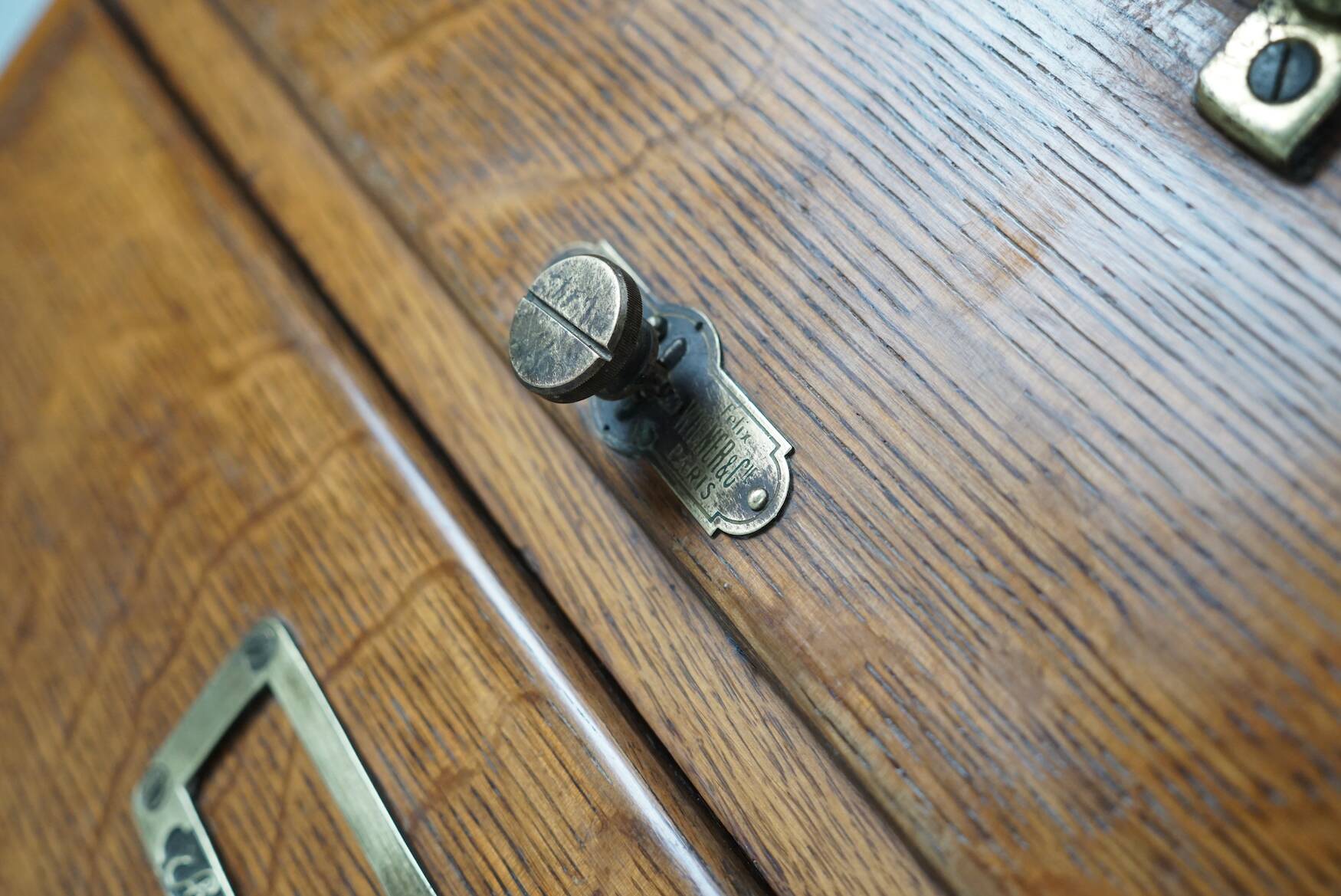 French Oak Apothecary Cabinet / Filing Cabinet, 1920/30s